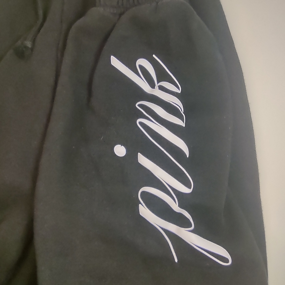 Xs. PINK Victoria's Secret Charcoal Drawstring Joggers - Picture 4 of 7